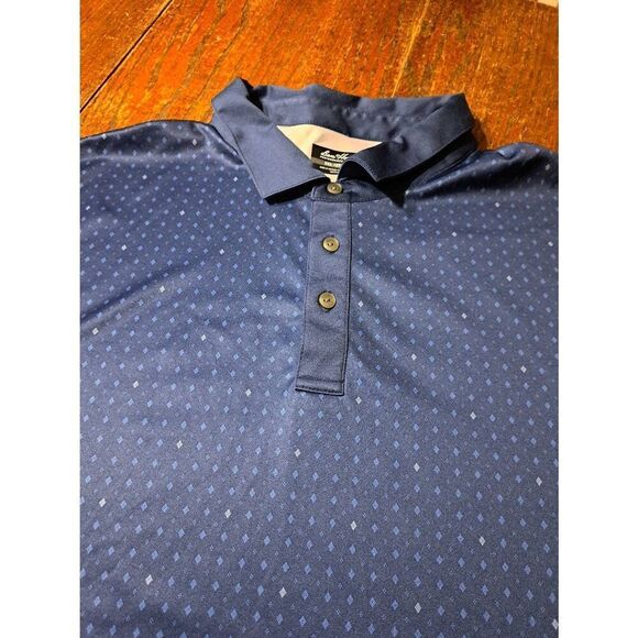 2XL Ben Hogan Performance Blue Short Sleeve Polo Shirt Golf Casual Athleisure - Picture 2 of 3